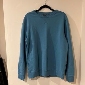 Oversized blue crew sweater